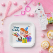ハッピーバースデー ペーパープレート (パーティー)