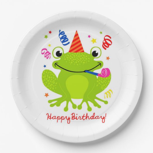 ハッピーバースデー ペーパープレート (正面)