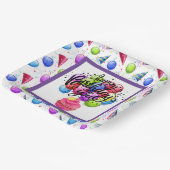 ハッピーバースデー ペーパープレート (傾斜あり)