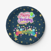 ハッピーバースデー ペーパープレート (正面)