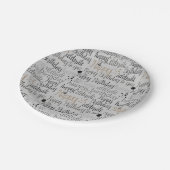 ハッピーバースデー ペーパープレート (アングル)