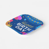 ハッピーバースデー ペーパープレート (傾斜あり)