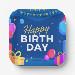 ハッピーバースデー ペーパープレート