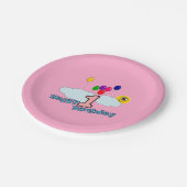 ハッピーバースデー ペーパープレート (アングル)