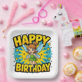 ハッピーバースデー ペーパープレート