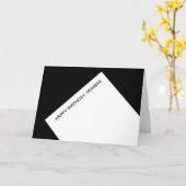 ハッピーバースデー、ホブレ カード (黄色い花)