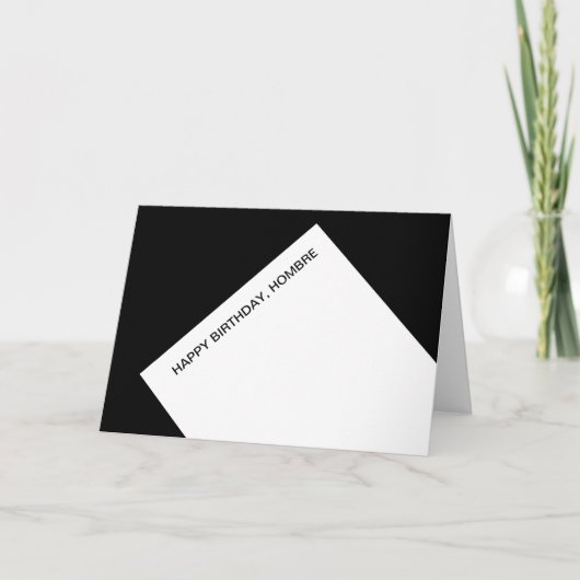 ハッピーバースデー、ホブレ カード (正面)