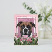 ハッピーバースデー – ボクサー – ビンディ ポストカード (スタンド正面)