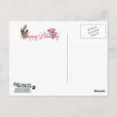 ハッピーバースデー – ボクサー – ビンディ ポストカード (裏面)