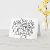 ハッピーバースデー***ボス*** カード (黄色い花)