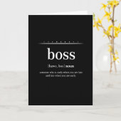 *ハッピーバースデー* ****ボス**** カード (黄色い花)
