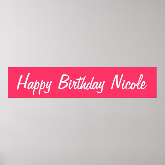 ハッピーバースデー ポスター (正面)