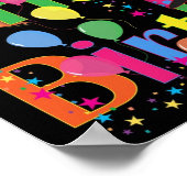 ハッピーバースデー ポスター (角)