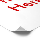 ハッピーバースデー ポスター (角)