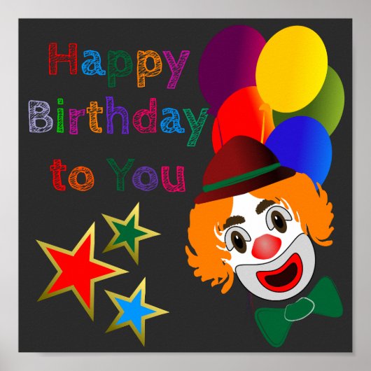 ハッピーバースデー ポスター (正面)