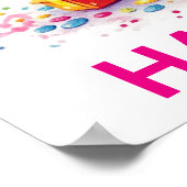 ハッピーバースデー ポスター (角)