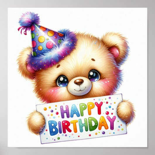 ハッピーバースデー ポスター (正面)