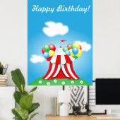 ハッピーバースデー ポスター (ホームオフィス)