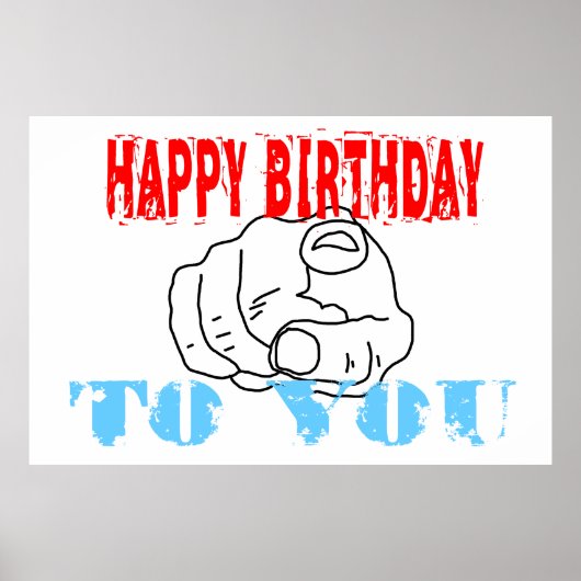 ハッピーバースデー ポスター (正面)