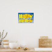 ハッピーバースデー ポスター (キッチン)