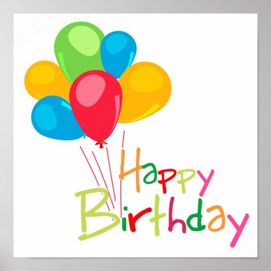 ハッピーバースデー ポスター (正面)