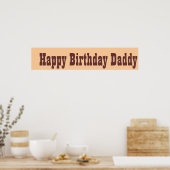 ハッピーバースデー ポスター (キッチン)