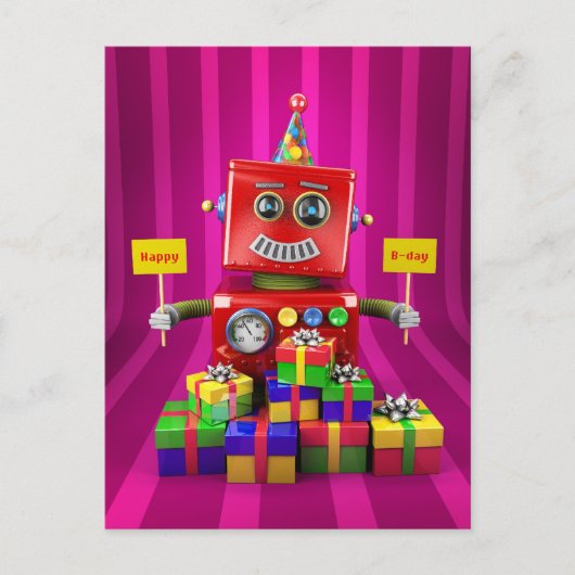 ハッピーバースデー ポストカード (正面)