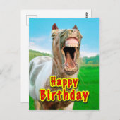 ハッピーバースデー ポストカード (正面/裏面)