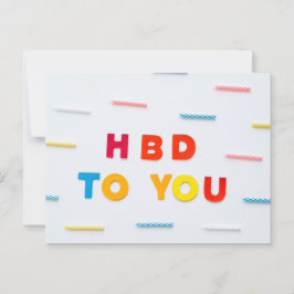 ハッピーバースデー ポストカード