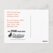 ハッピーバースデー ポストカード (裏面)