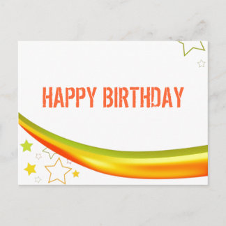 ハッピーバースデー ポストカード