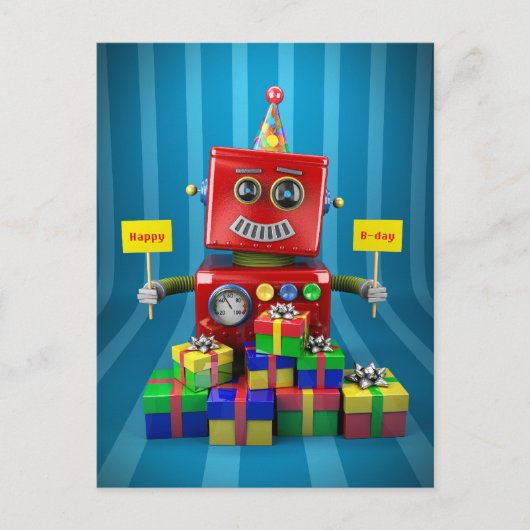 ハッピーバースデー ポストカード (正面)