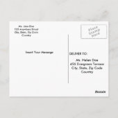 ハッピーバースデー ポストカード (裏面)