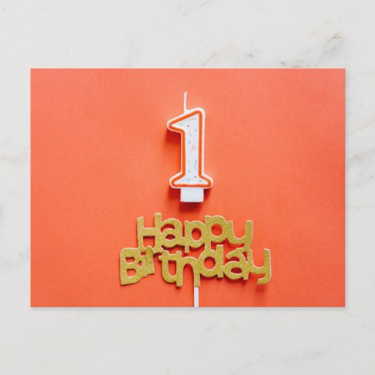 ハッピーバースデー ポストカード (正面)