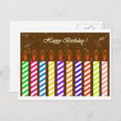 ハッピーバースデー! ポストカード (正面/裏面)