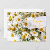 ハッピーバースデー ポストカード (正面/裏面)