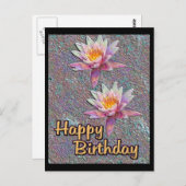 ハッピーバースデー ポストカード (正面/裏面)