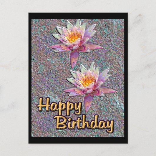 ハッピーバースデー ポストカード (正面)