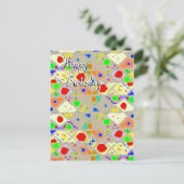 ハッピーバースデー ポストカード (スタンド正面)