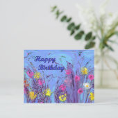 ハッピーバースデー ポストカード (スタンド正面)