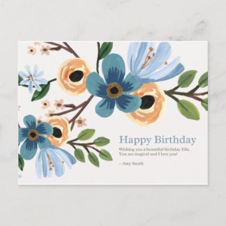 ハッピーバースデー ポストカード