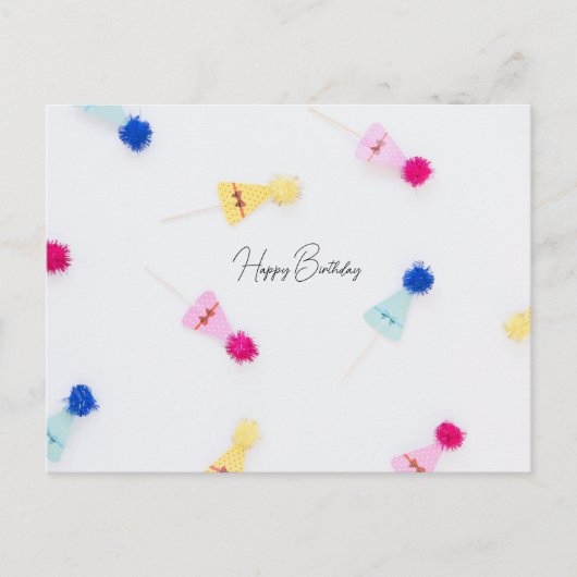 ハッピーバースデー ポストカード (正面)