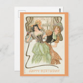 ハッピーバースデー ポストカード (正面/裏面)