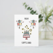 ハッピーバースデー ポストカード (スタンド正面)