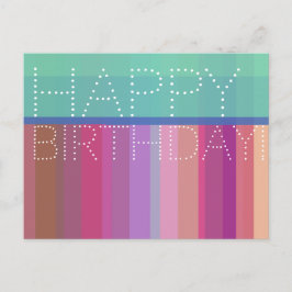 ハッピーバースデー ポストカード