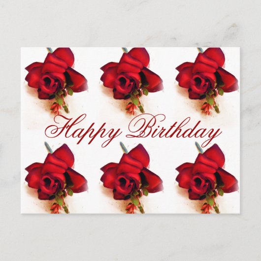 ハッピーバースデー_ ポストカード (正面)