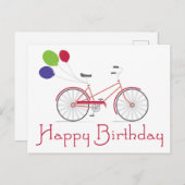 ハッピーバースデー ポストカード (正面/裏面)