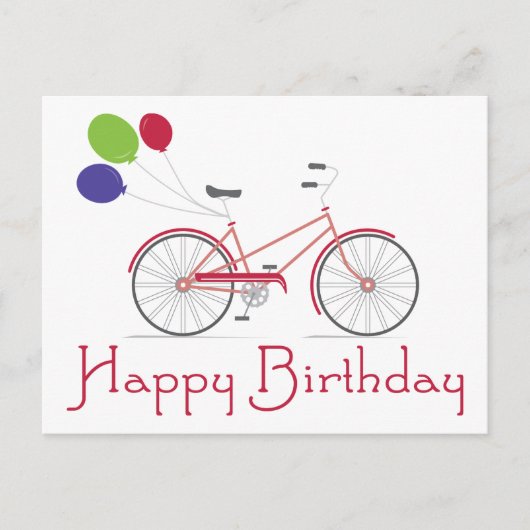 ハッピーバースデー ポストカード (正面)