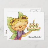 ハッピーバースデー ポストカード (正面/裏面)