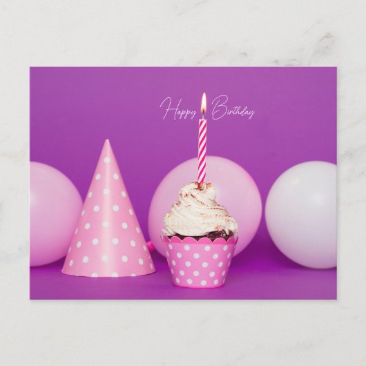 ハッピーバースデー ポストカード (正面)